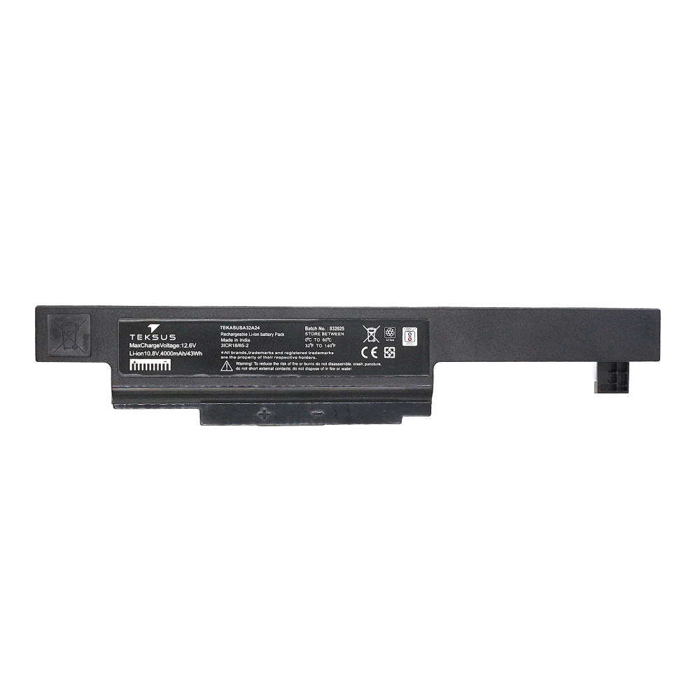 Teksus Laptop Battery Compatible For Asus HCL MSI A32 A24 CX480 view 2